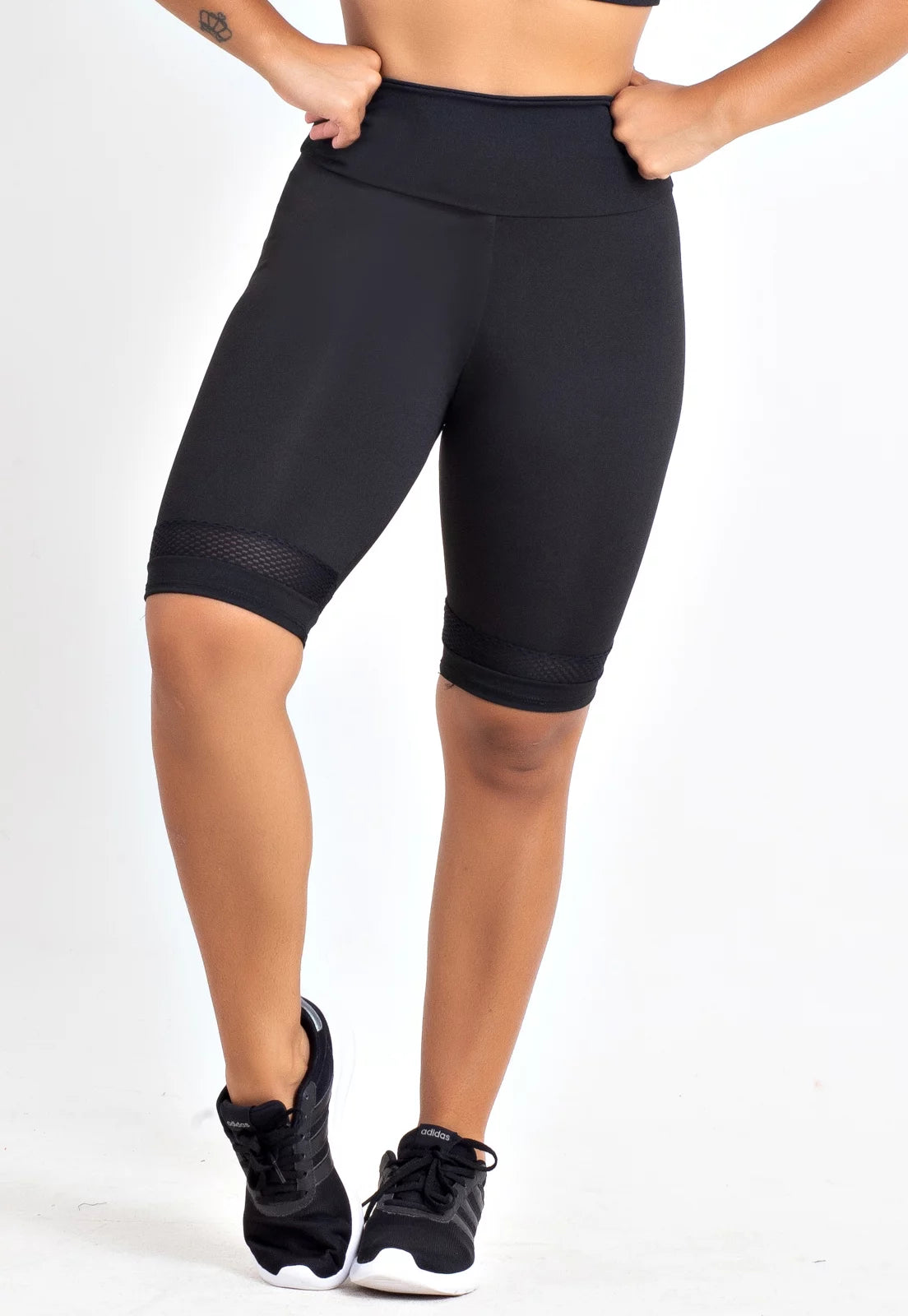 Bermuda Fitness Feminina Lisa Preto