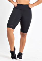 Bermuda Fitness Feminina Lisa Preto